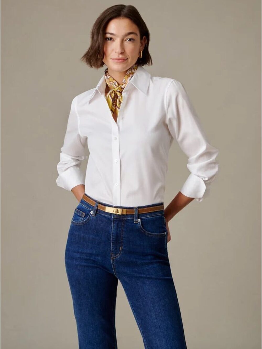NWT J. McLaughlin The Sloane Shirt White